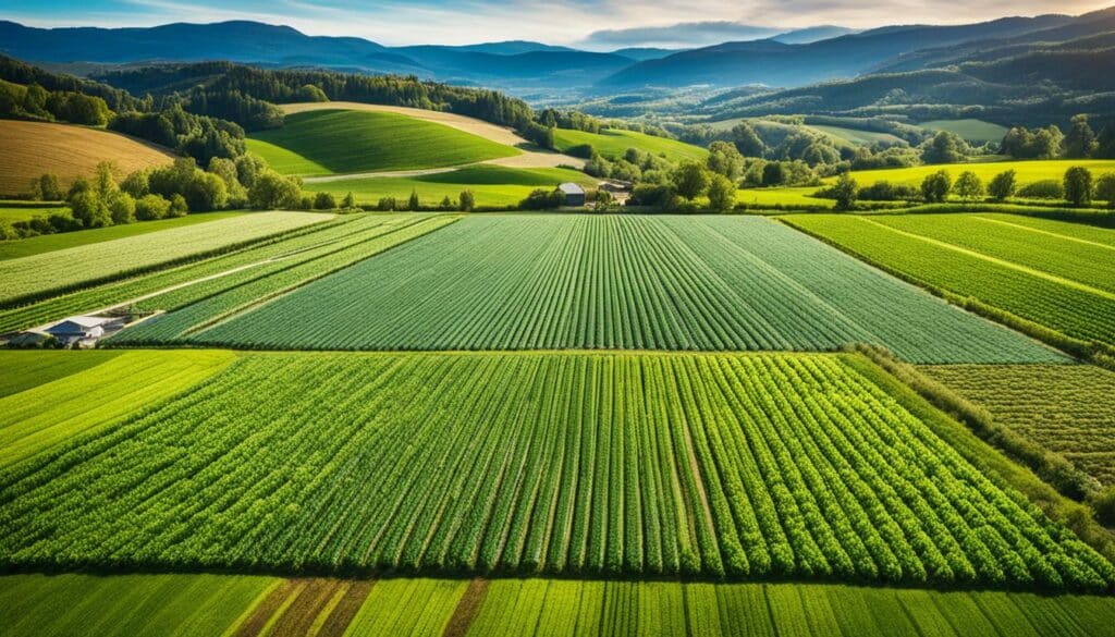 Anbaufläche im ökologischen Landbau